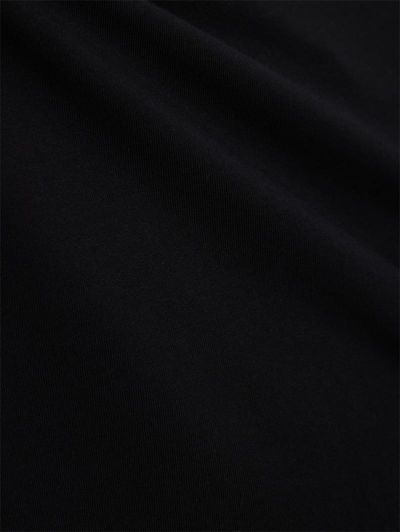 Jil Sander: Mock 领口方正宽松版型棉长袖 T 恤