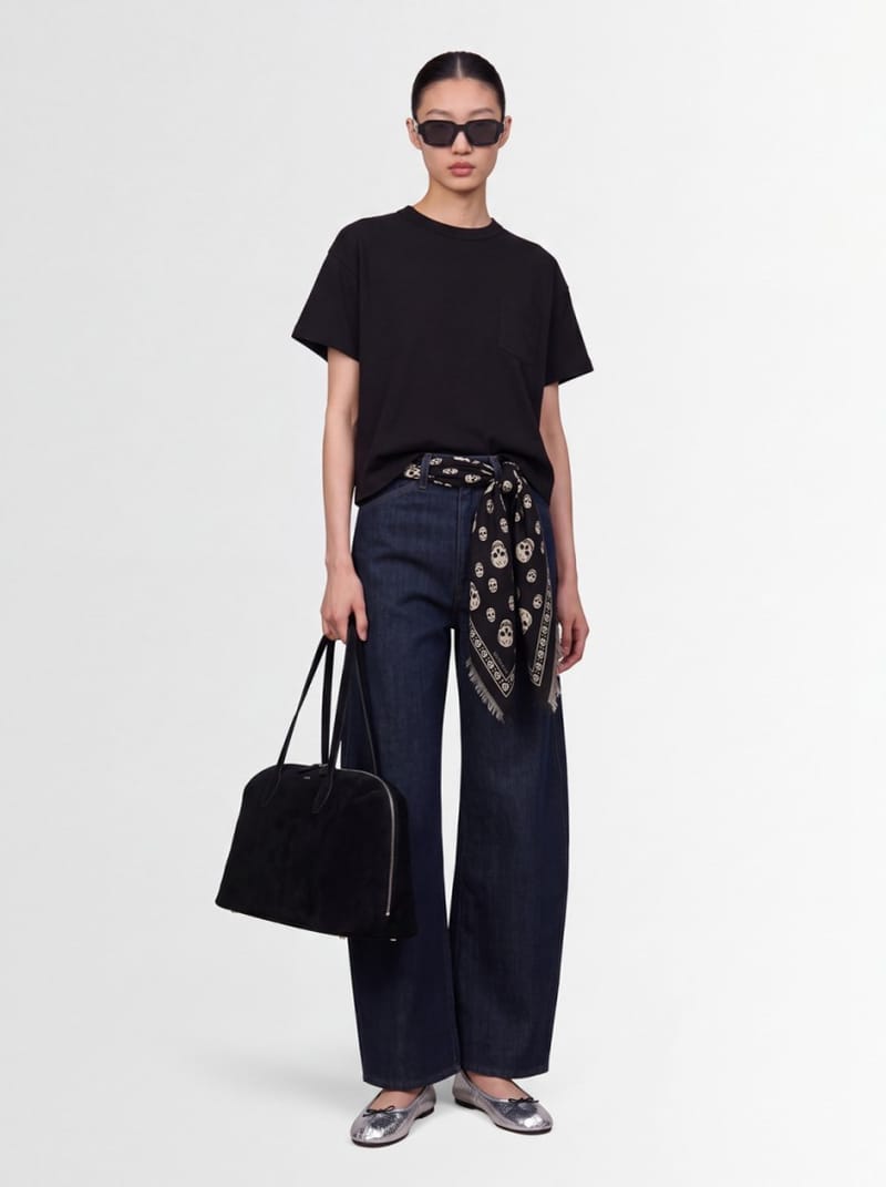Sacai: 经典纯棉T恤