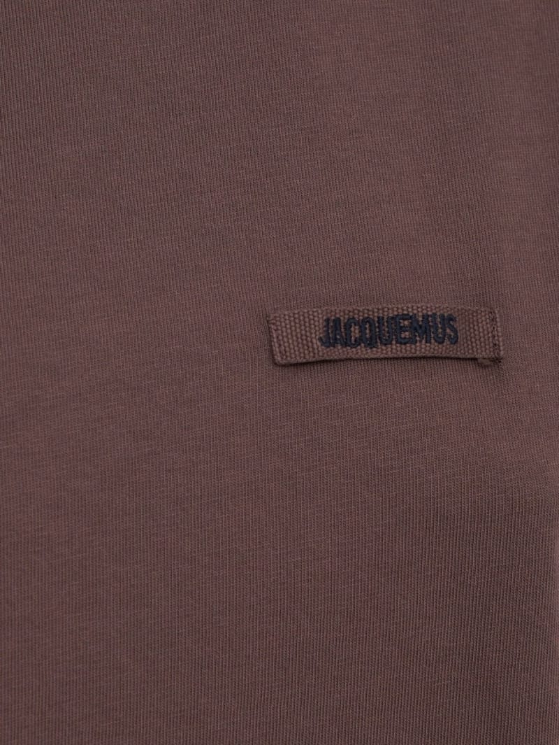 Jacquemus: Cotton T-shirt Gros Grain