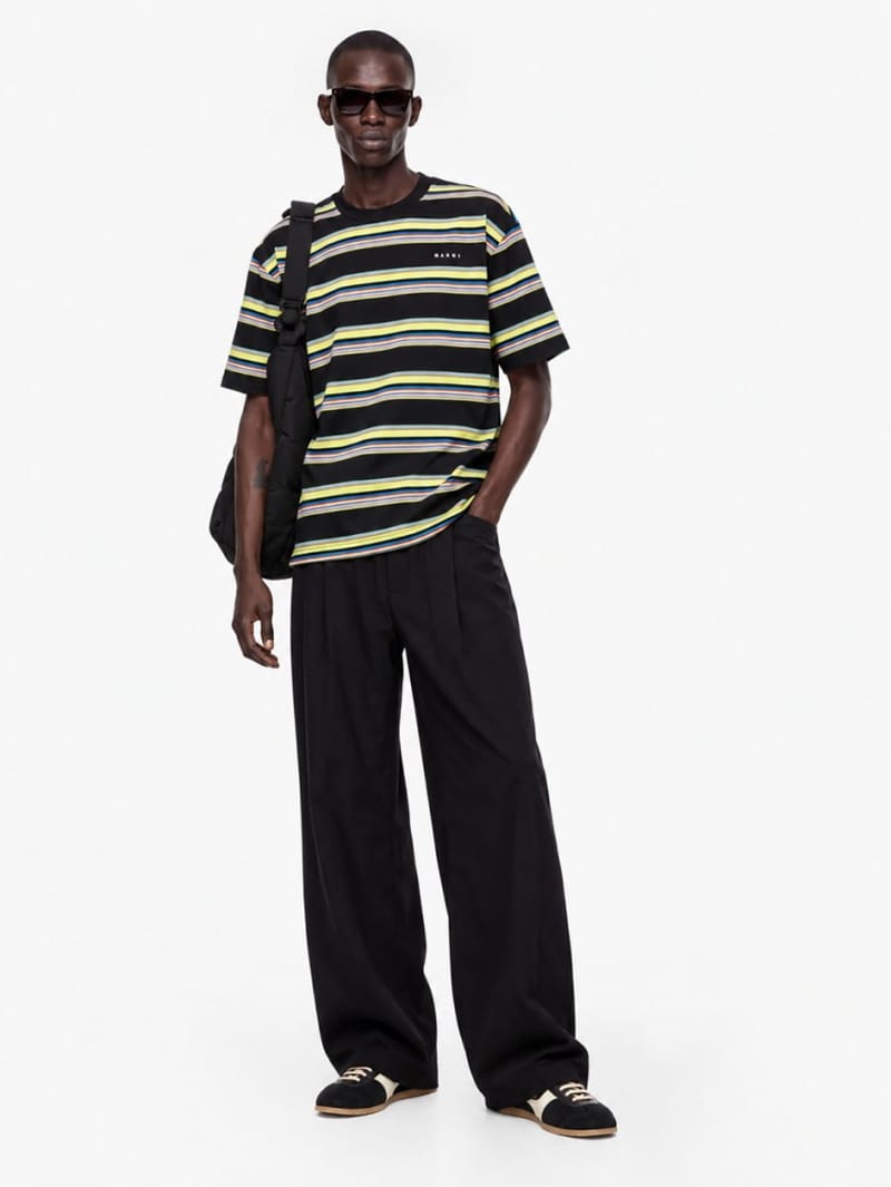 Marni: Bold stripe cotton jersey T-shirt
