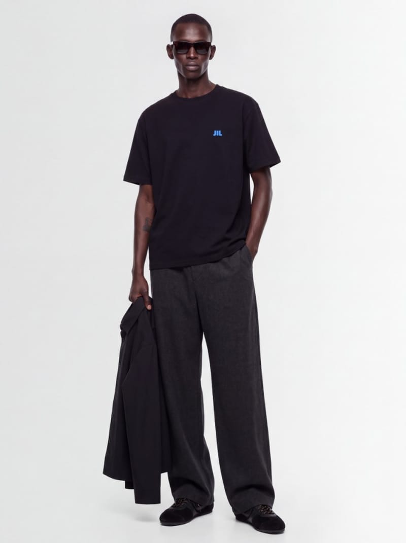Jil Sander - Jil 品牌标识棉质 T 恤