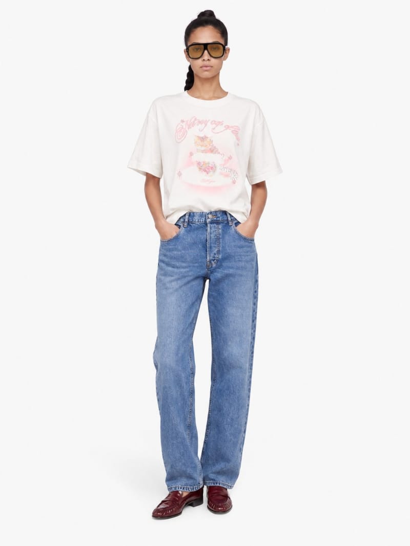 MSGM - T-shirt oversize stampata