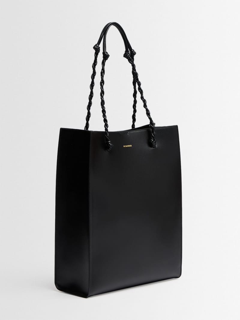 Jil Sander: Kalbleder Tangle Sack Umhängetasche