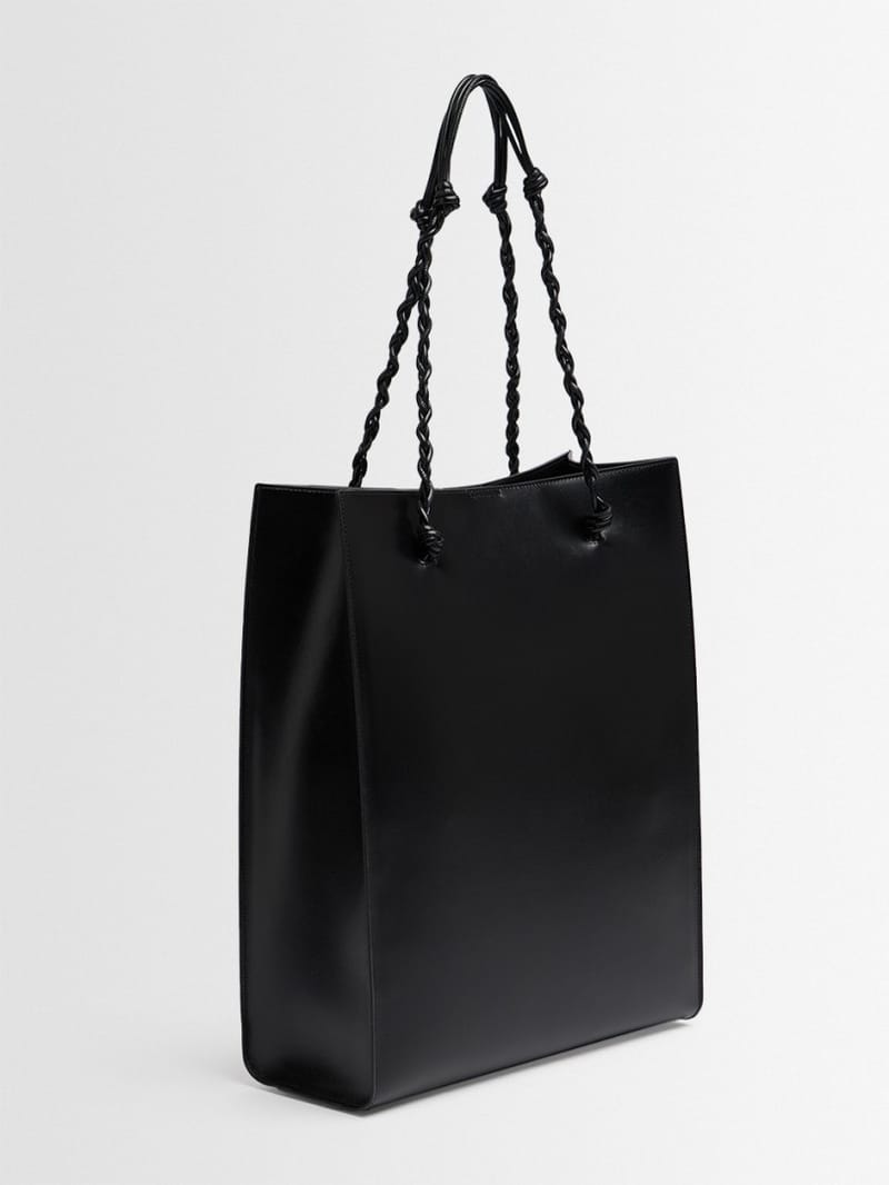 Jil Sander: Kalbleder Tangle Sack Umhängetasche