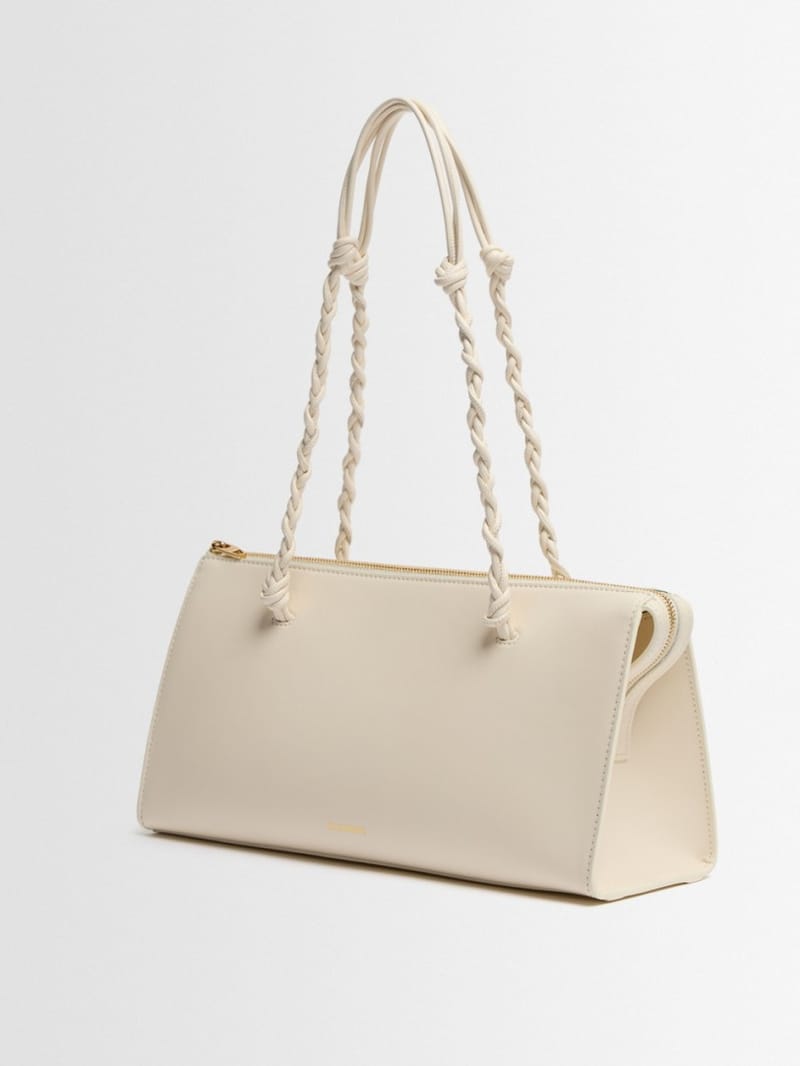 Jil Sander - Kalbleder Tangle Tent Reißverschluss Schultertasche