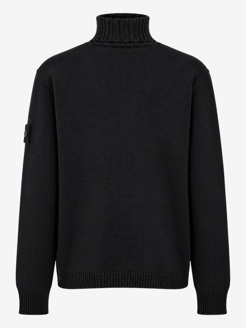 Stone Island: Turtle neck knit sweater