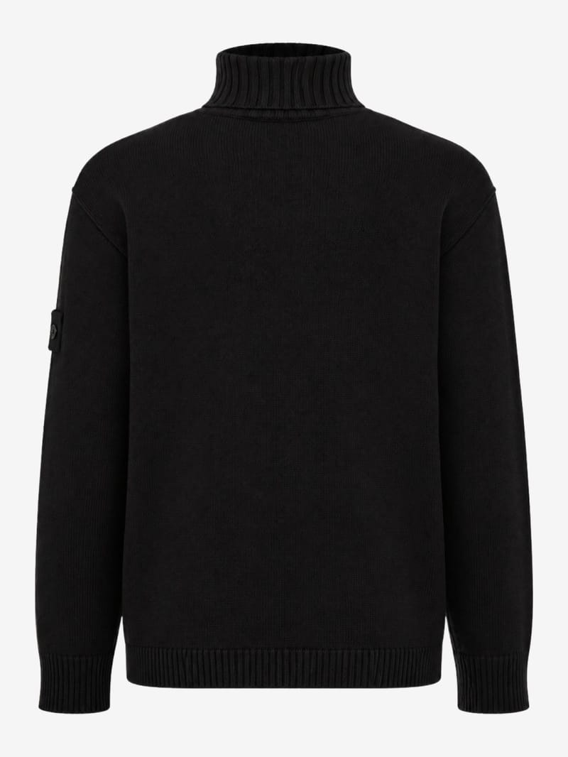 Stone Island: Turtle neck knit sweater