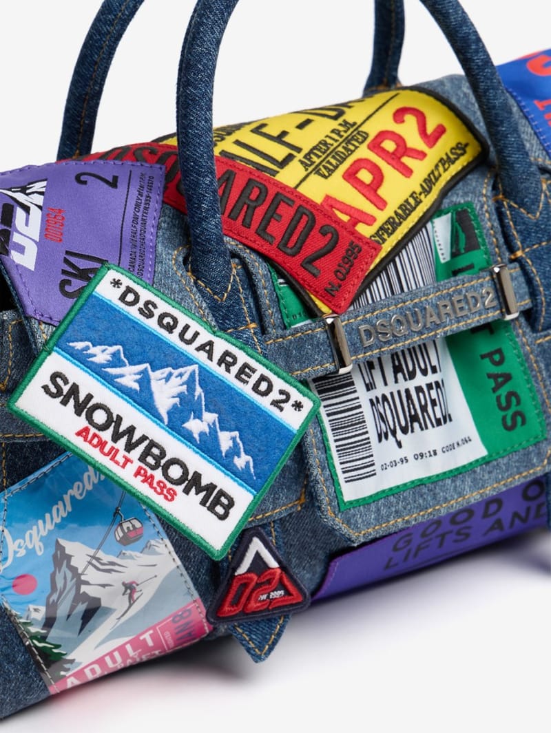 Dsquared2: Twin denim handbag