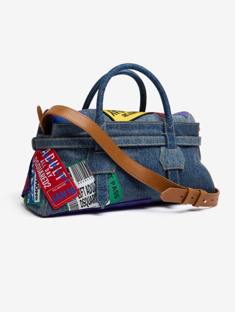 Dsquared2: Twin denim handbag