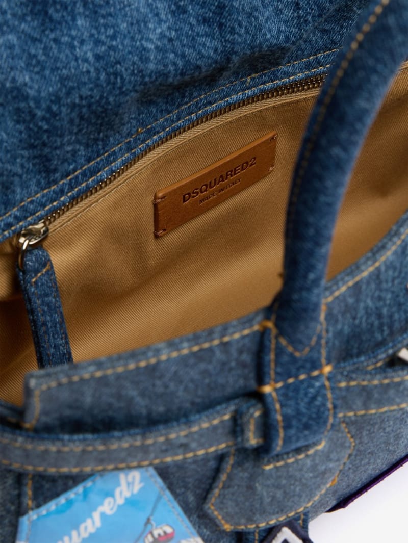 Dsquared2: Twin denim handbag