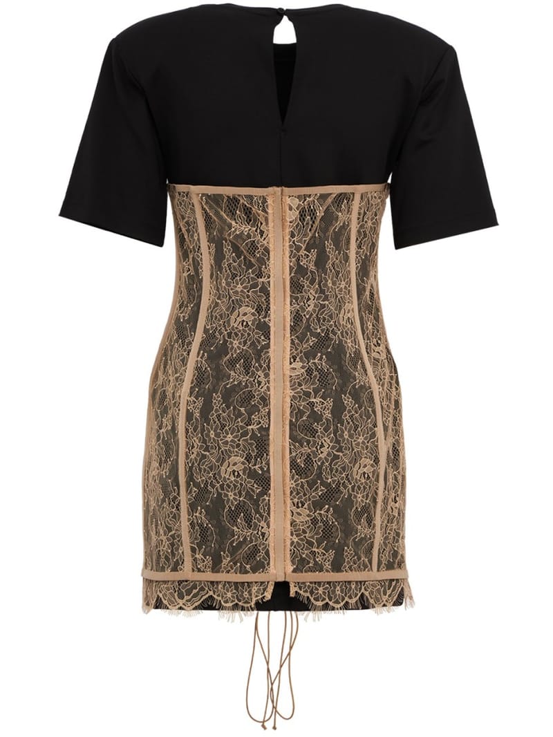 Giuseppe Di Morabito: Mini dress with lace