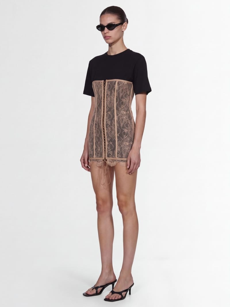 Giuseppe Di Morabito: Mini dress with lace