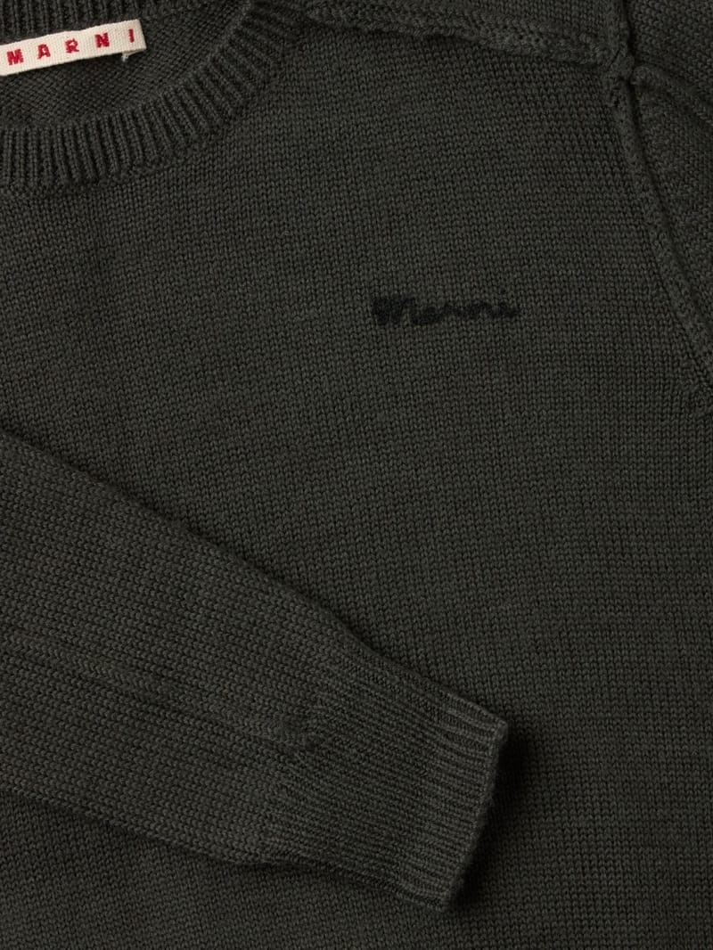 Marni Junior: Viscose blend knit sweater