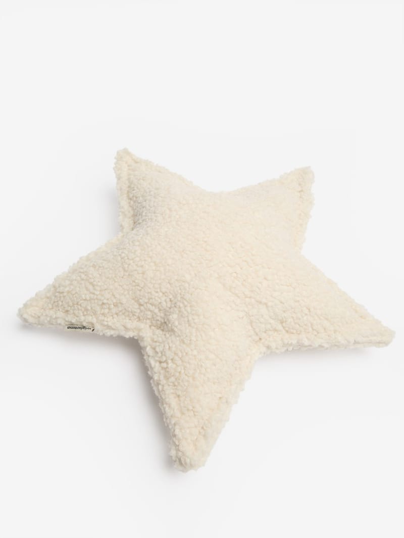 WIGIWAMA: Cuscino a stella effetto teddy