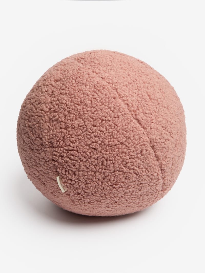 WIGIWAMA - Teddy-effect ball cushion