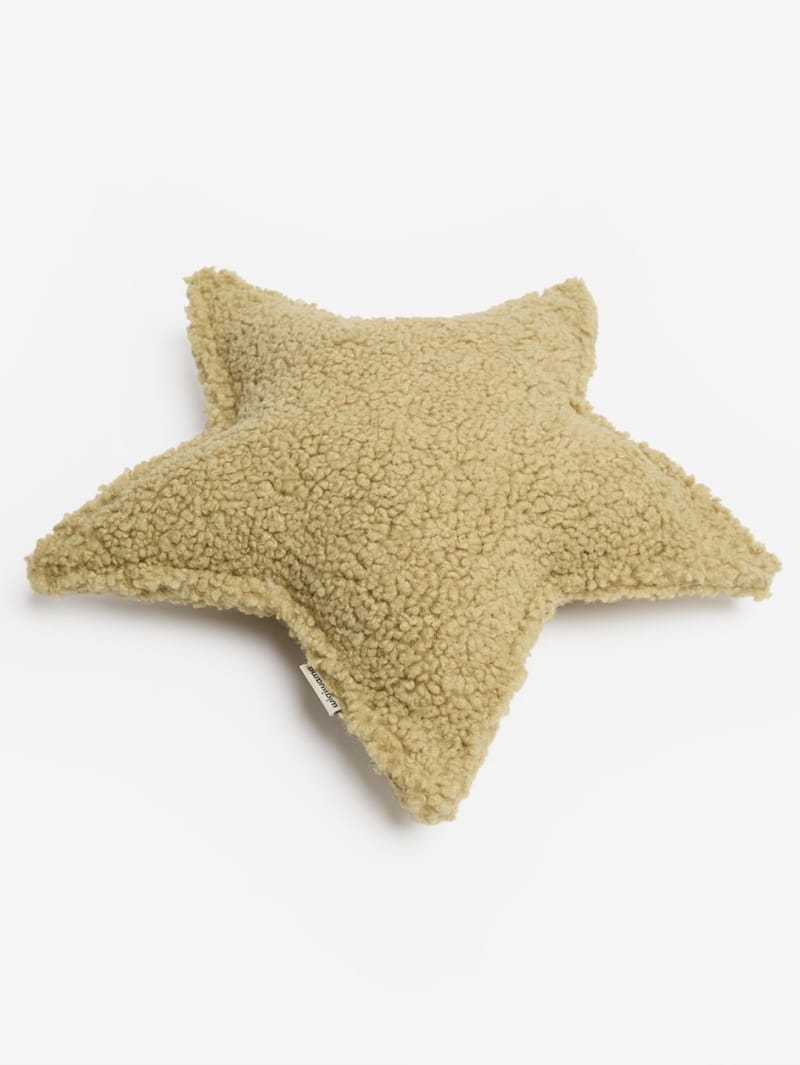 WIGIWAMA: Cuscino a stella effetto teddy