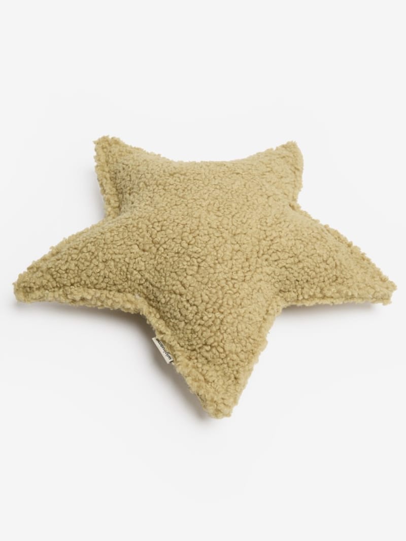 WIGIWAMA - Teddy-effect star cushion