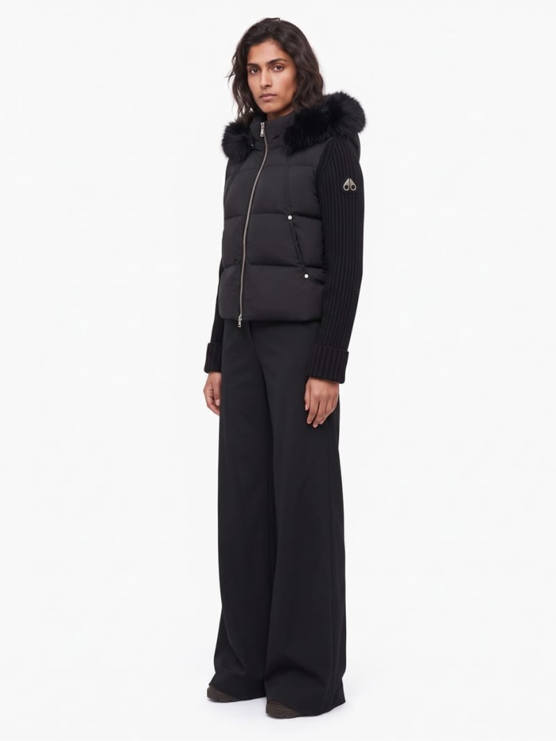 Moose Knuckles: w everest hybrid hooded jacket