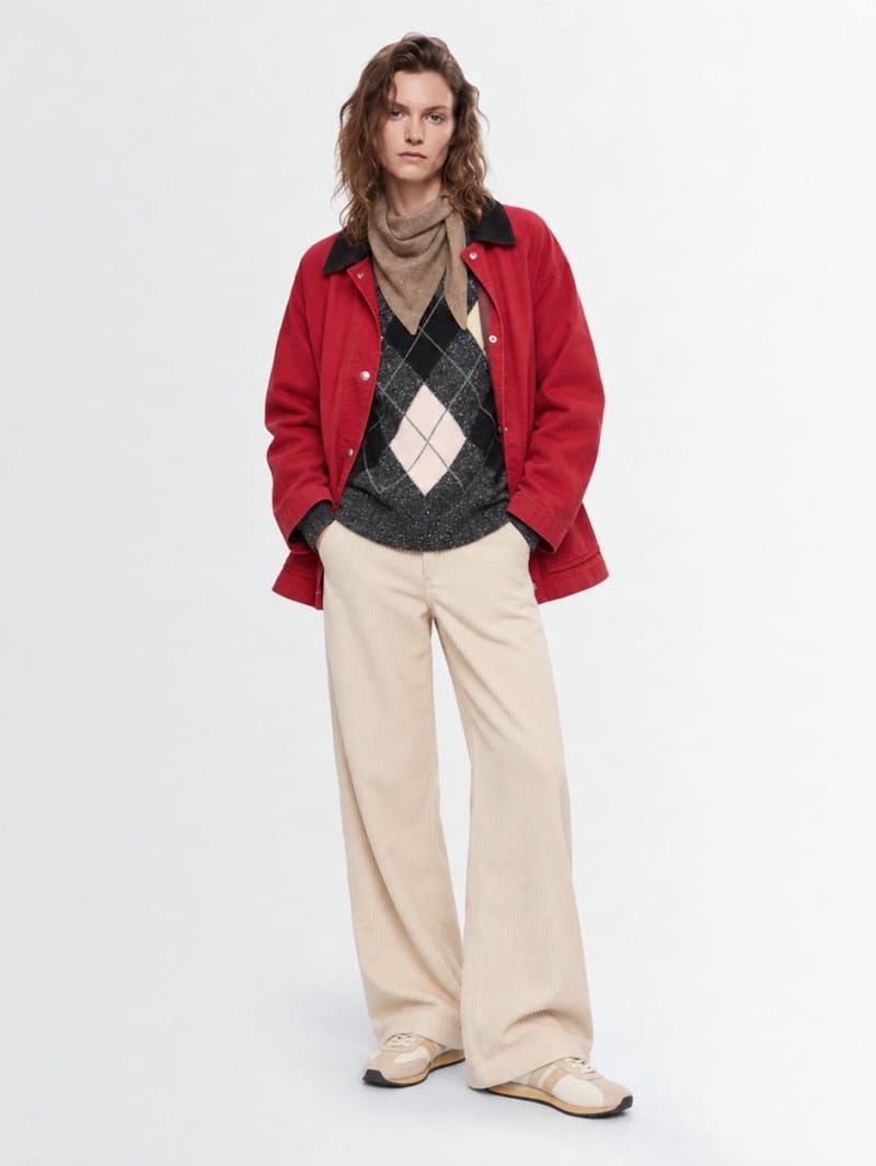 CRUNA: Pantalons larges taille mi-haute