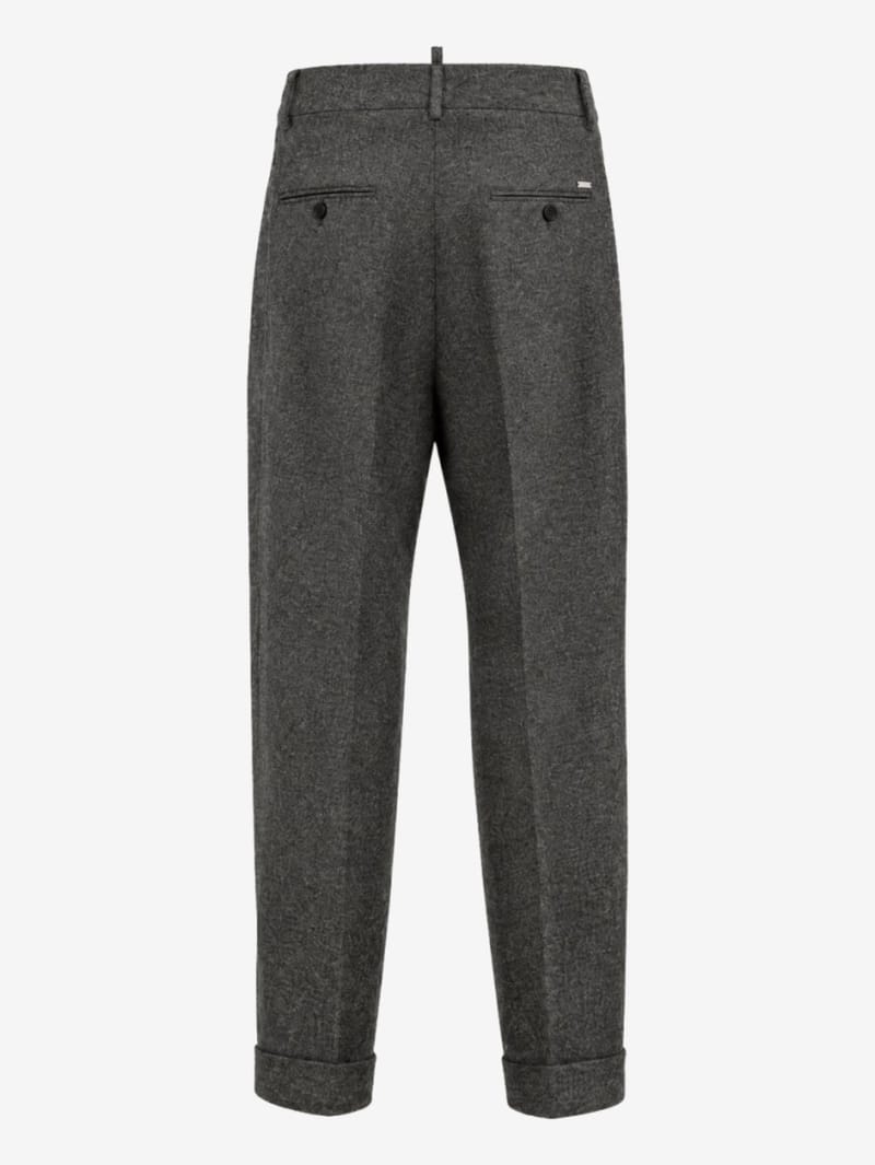 Dsquared2: Wide Pleat Pants