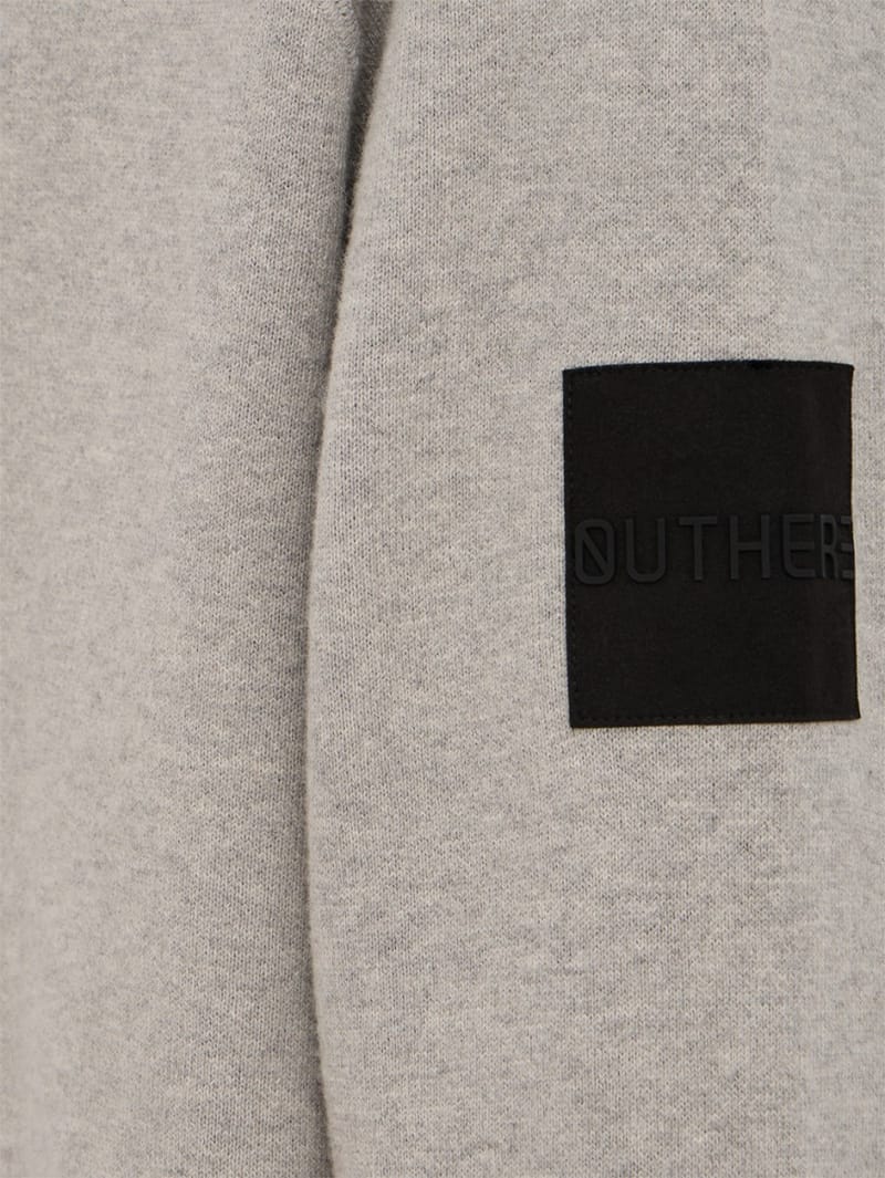 OUTHERE: Woodveil cotton blend crewneck sweater