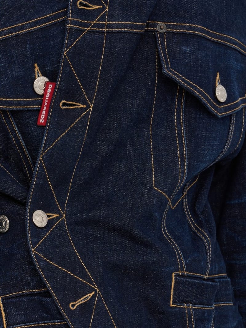 Dsquared2: Wrap Over Jean Jacket