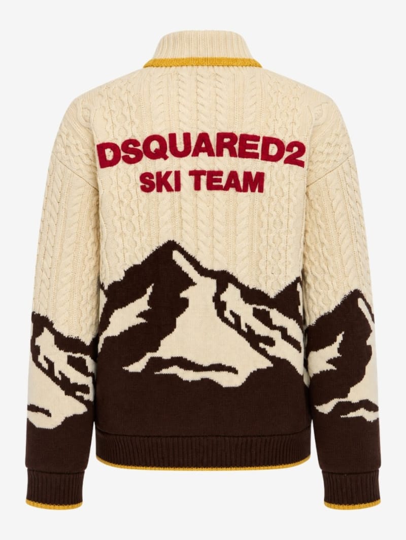 Dsquared2: Zipped Knit Kaban zip jacket