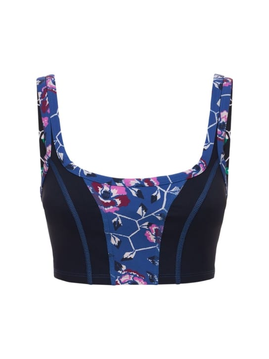Taceya printed tech sports bra