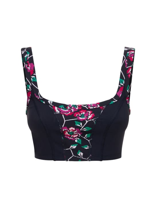 Taceya printed tech sports bra