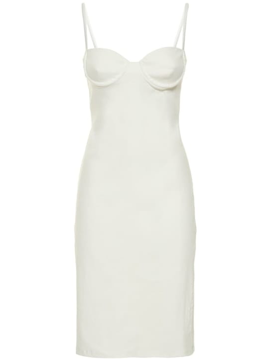 Vestido de lino stretch