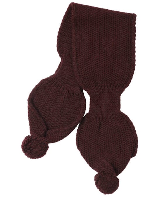 Sciarpa in maglia di misto lana