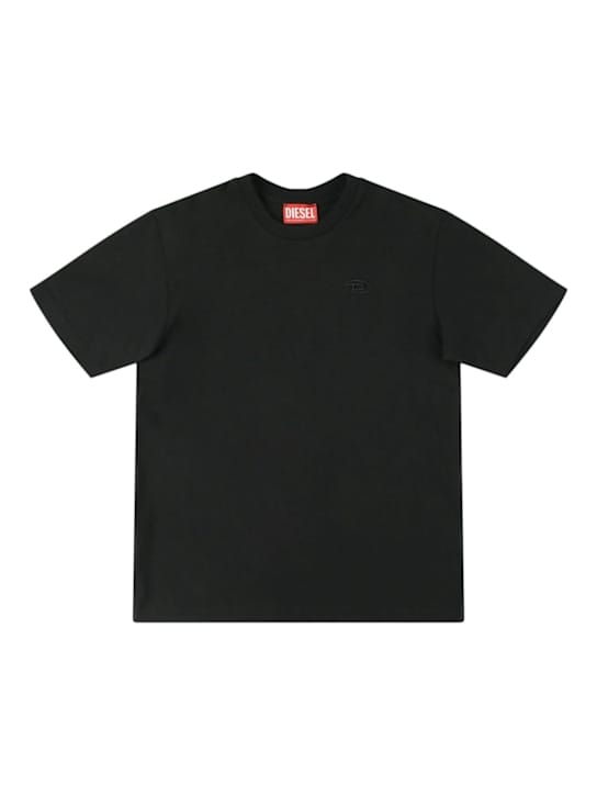 刺绣棉质 jersey T恤