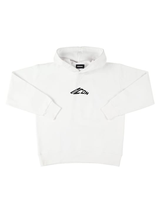 Kapuzen-Sweatshirt aus Baumwolle mit Logo