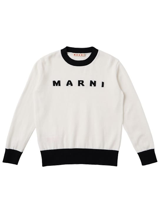 Maglione in maglia di cotone jacquard