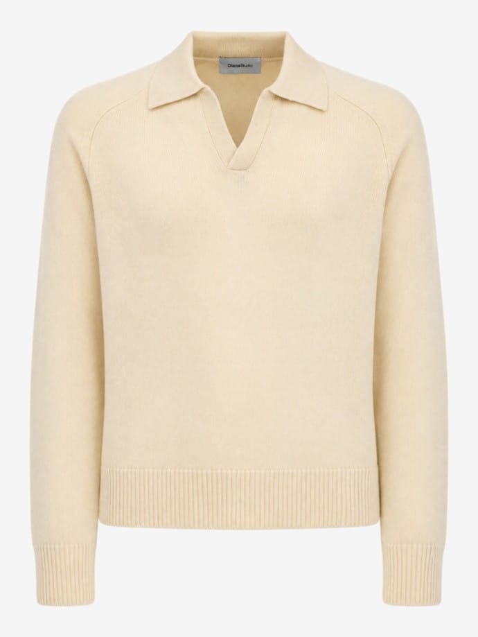 Cashmere Knit Polo