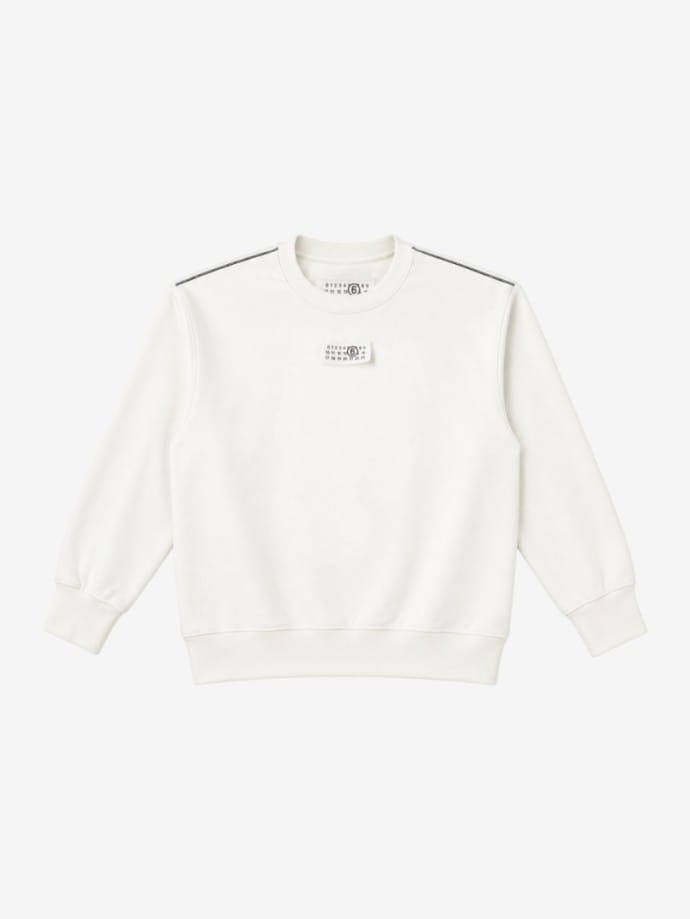 Cotton crewneck sweatshirt