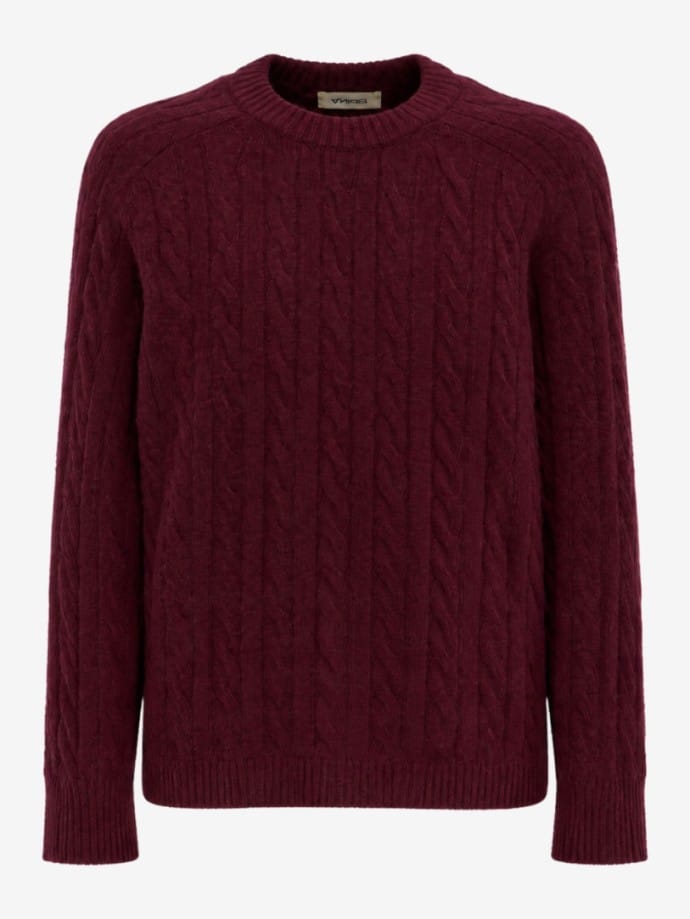 Cashmere & silk knit sweater