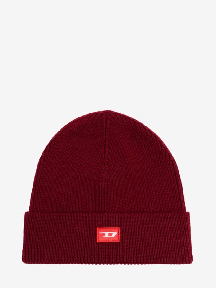 Poly knit beanie w/logo
