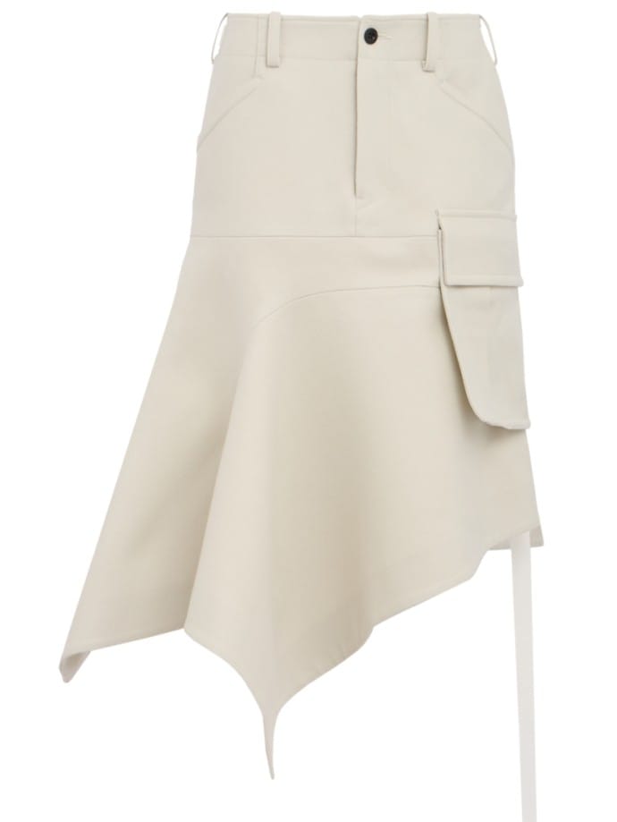 Wool Melton Skirt