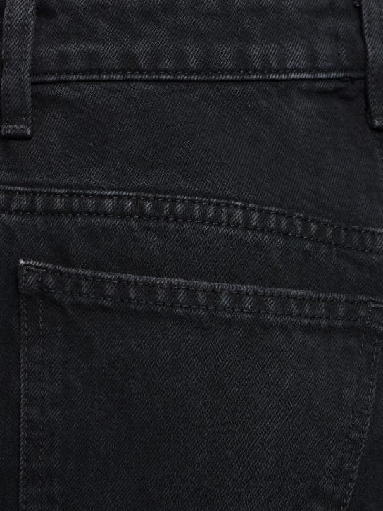 Straight-leg Cotton Denim Jeans Black - Khaite - Women | Luisaviaroma