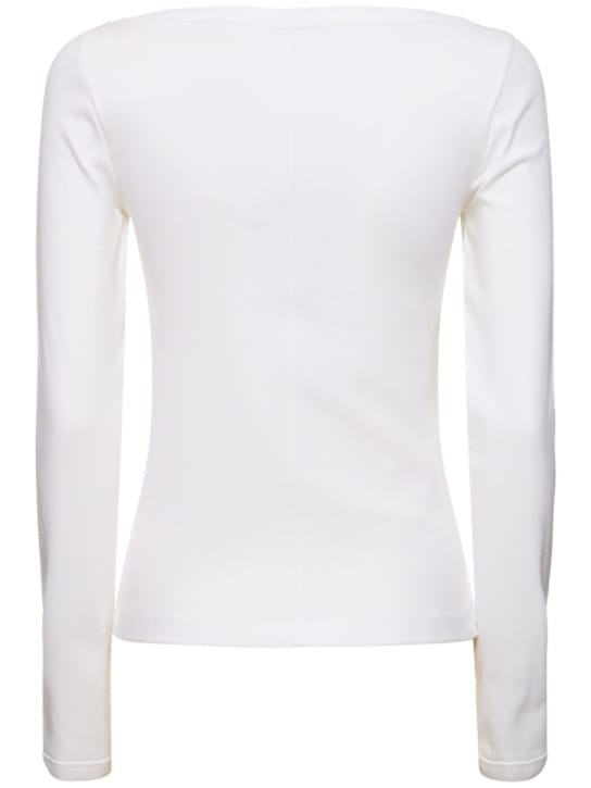 Steffi Long-Sleeve Cotton T-Shirt from Flore Flore