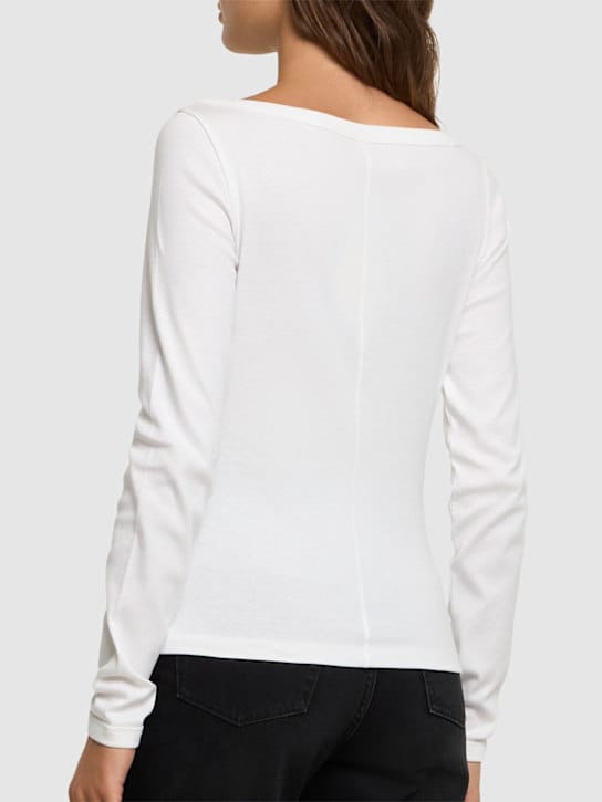 Steffi Long-Sleeve Cotton T-Shirt from Flore Flore