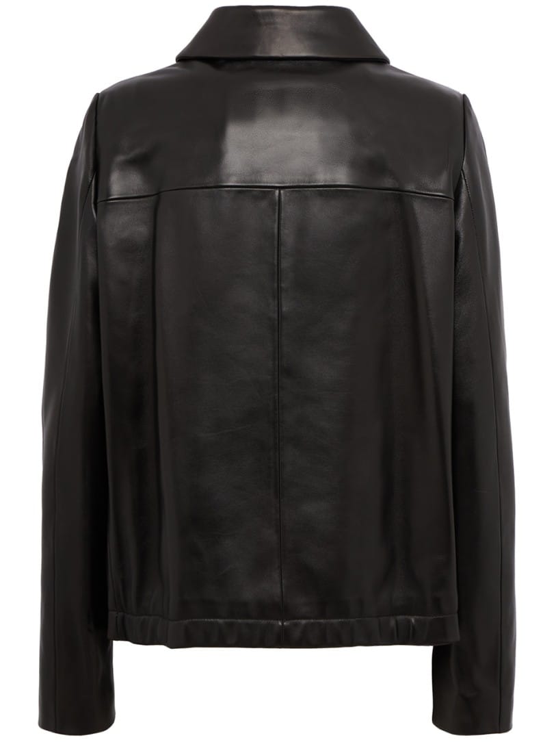 Jackson Zip-up Lambskin Jacket - Khaite - Women | Luisaviaroma