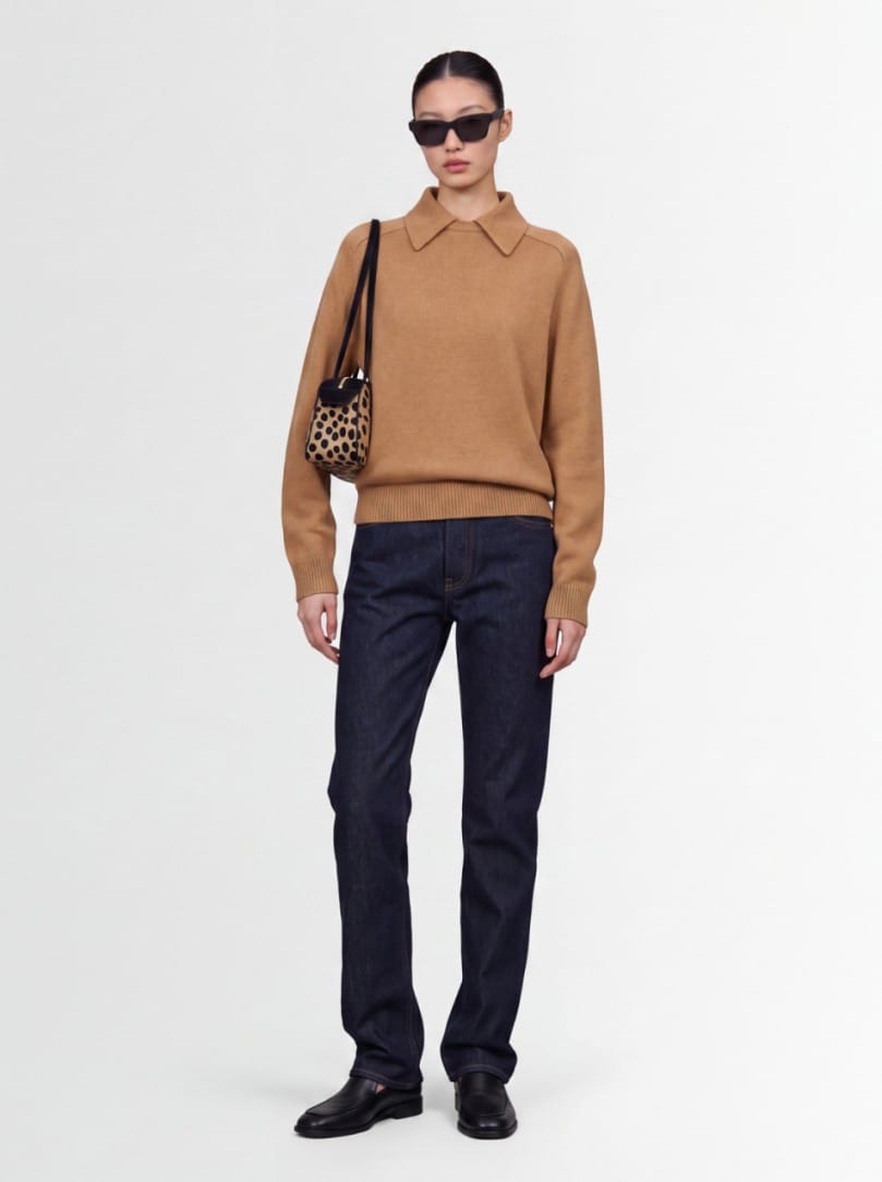 Khaite - suéter henley de lana y cachemira Jackson