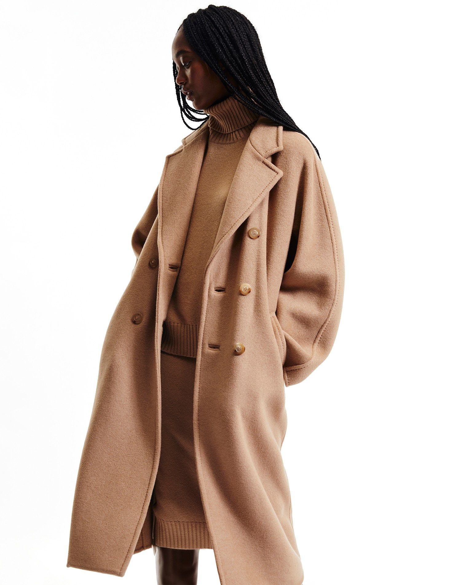 Woman wearing Max Mara 101801 coat