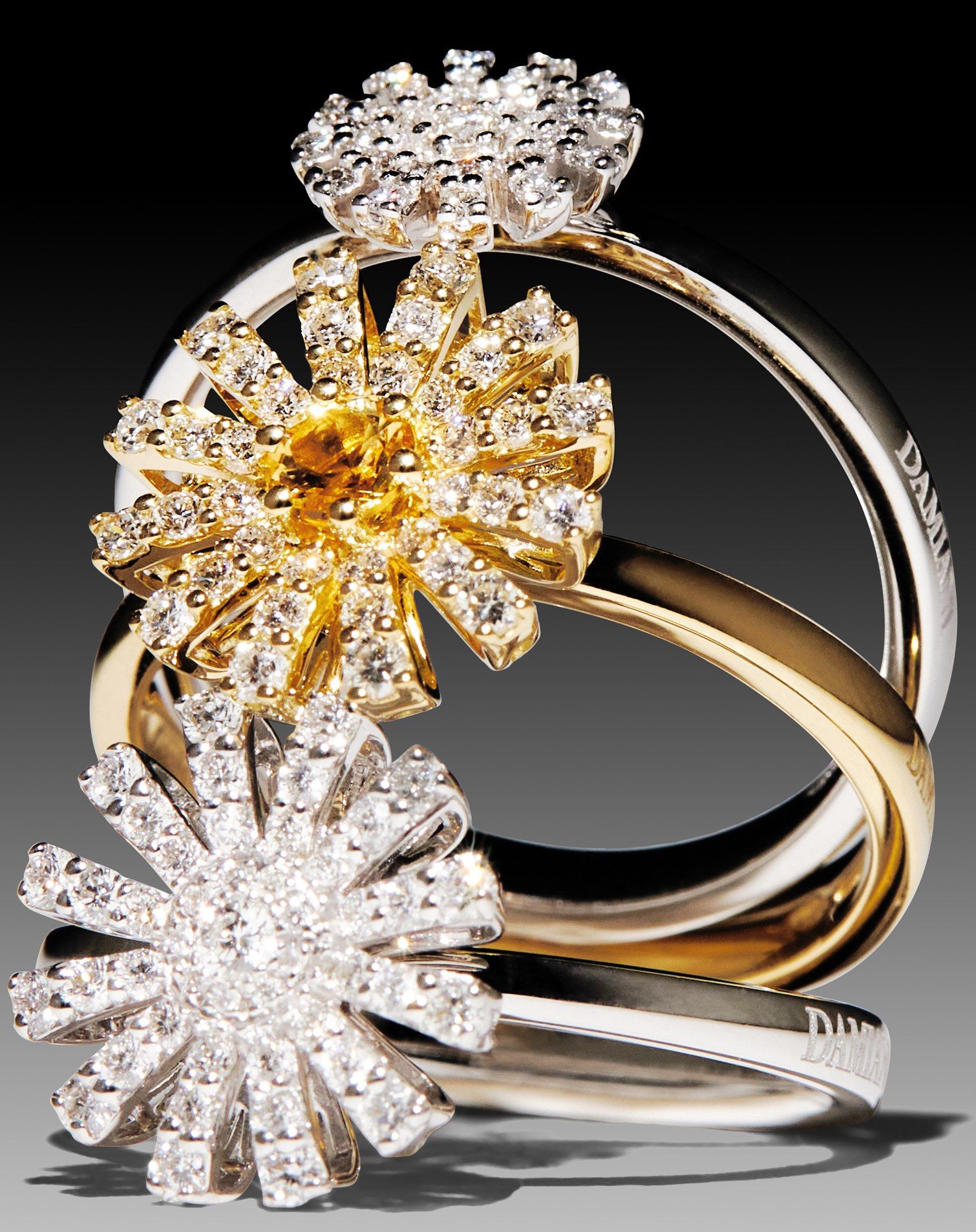 golden rings by damiani