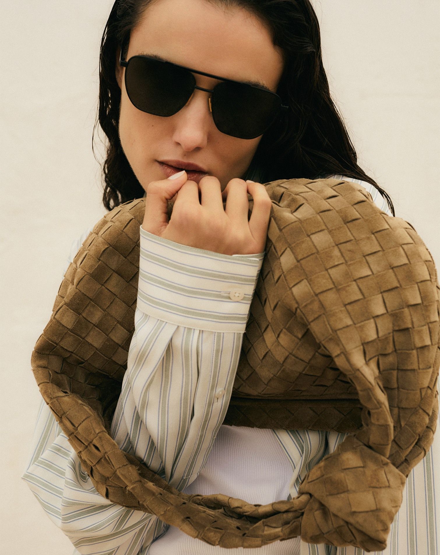 Jodie Bottega Veneta brown leather bag