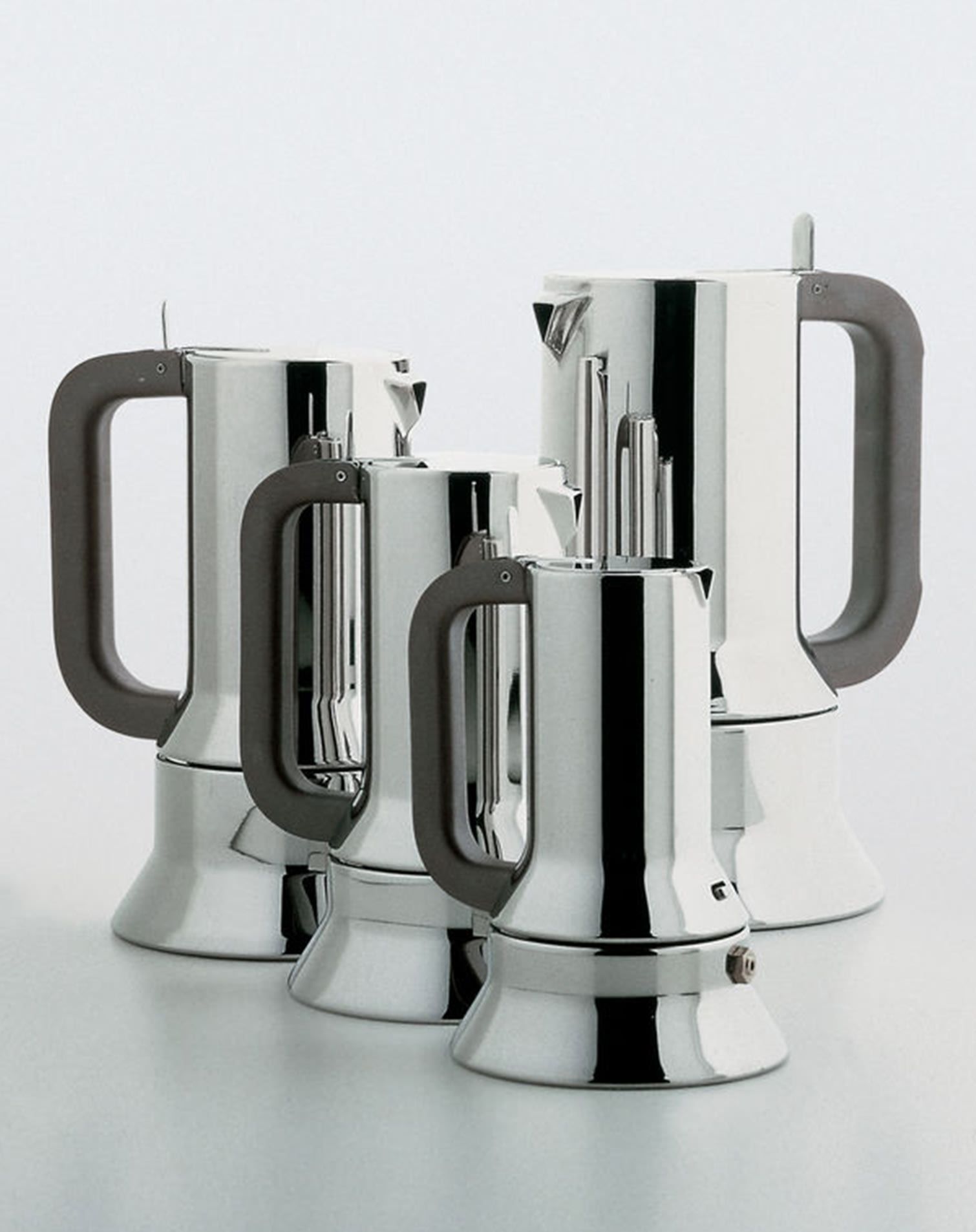 Stainless steel coffee maker set