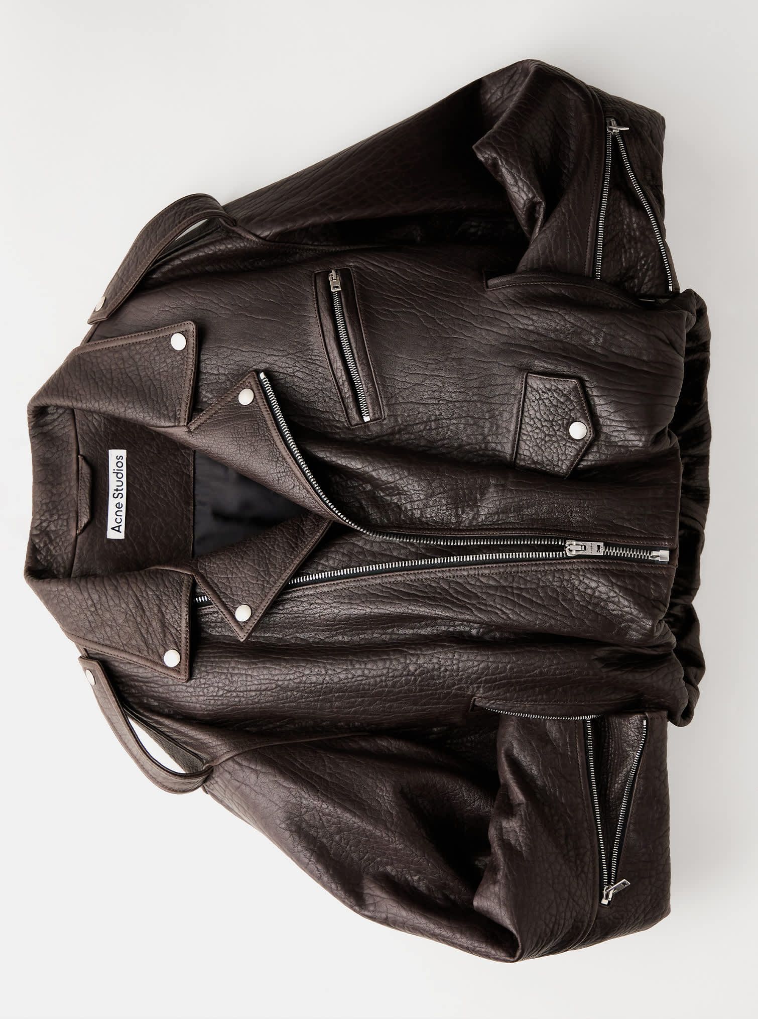 Veste de motard en cuir Acne Studios.