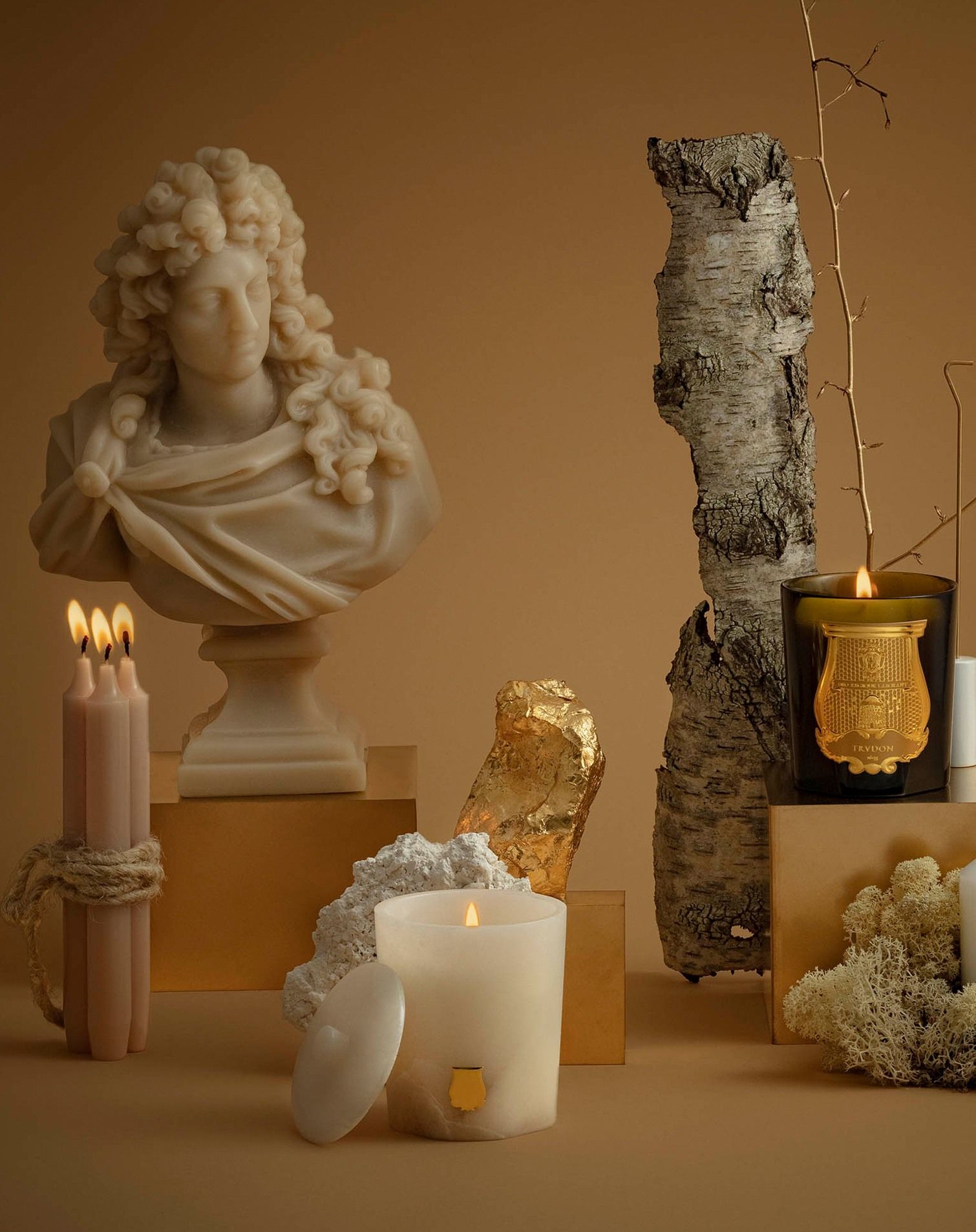 candles and candleholders of the best designers